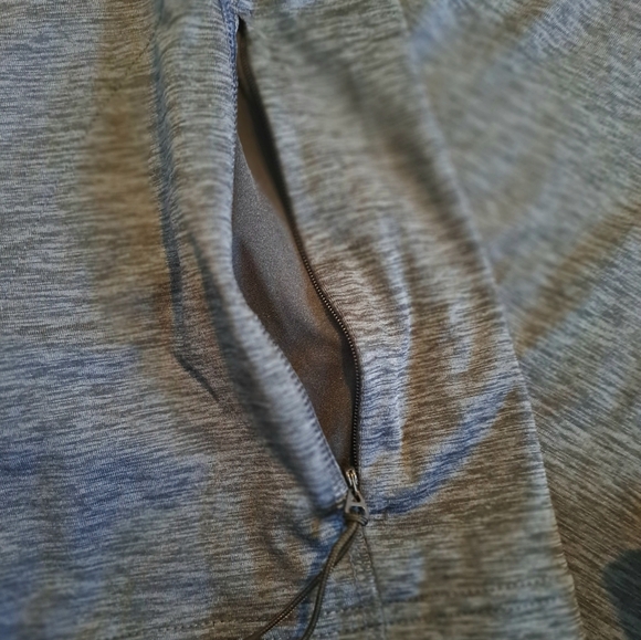 VRST Men's Accelerate warm up 1/2 zip  Dark Ardosia Slate Heather top, New - Picture 6 of 7